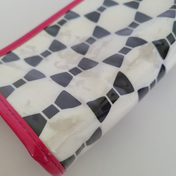 Kate Spade New York Heddy Whitehall Court Bow Toiletry Cosmetic Pencil Bag Case - Picture 12 of 12